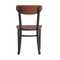 Flash Furniture Metal Dining Chair with Walnut Wood Seat & Back XU-DG6V5B-WAL-GG - alternate 3
